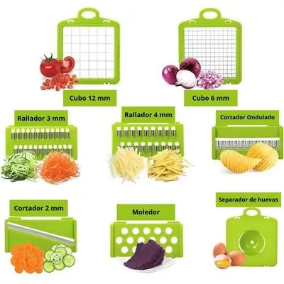 Picador de Verduras Multifuncional 15 en 1