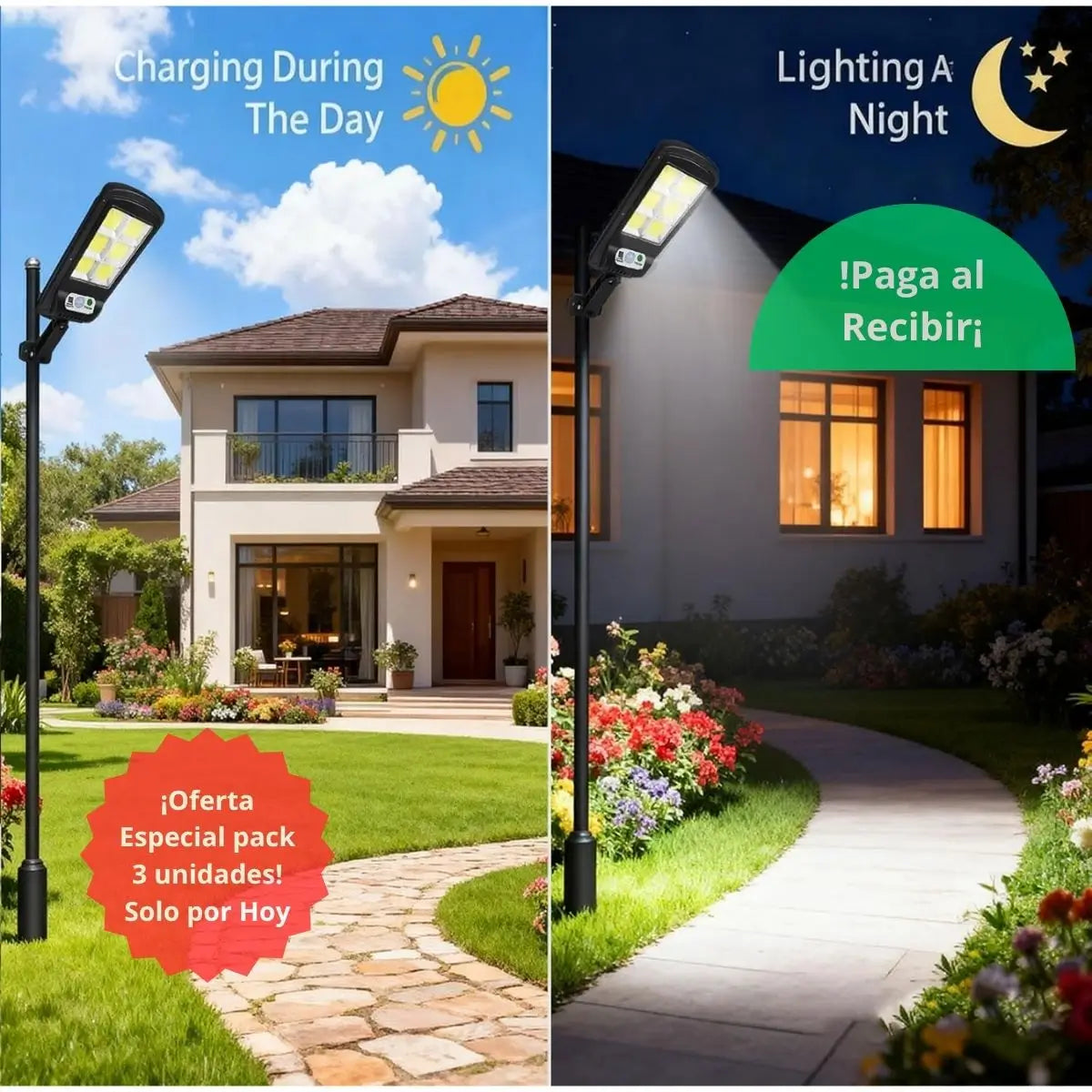 Foco Solar Recargable