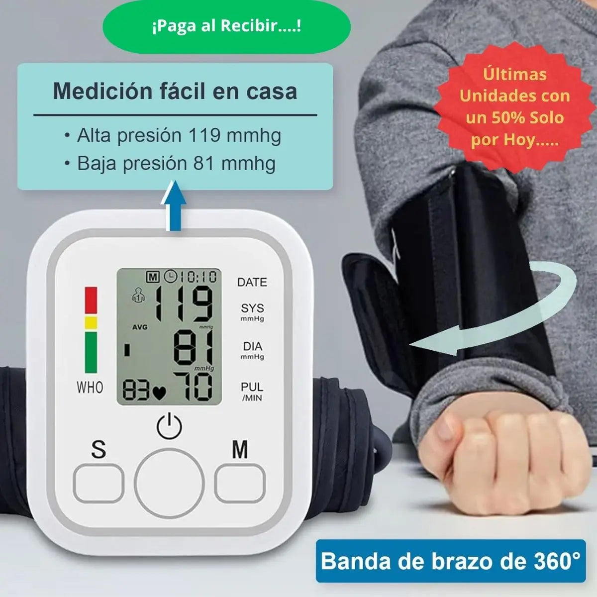 TENSIOMETRO DIGITAL MEDIDOR PRESION
