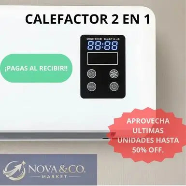 Calefactor frio y caliente 2 en 1
